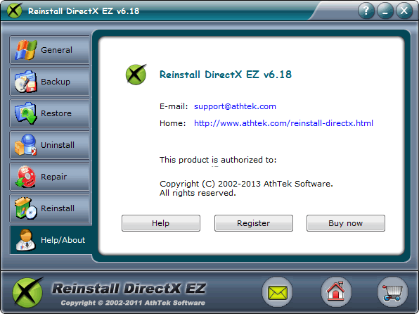 reinstall directx windows 7