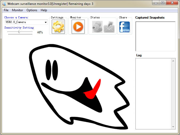 Webcam Surveillance Monitor 3.0 screenshot